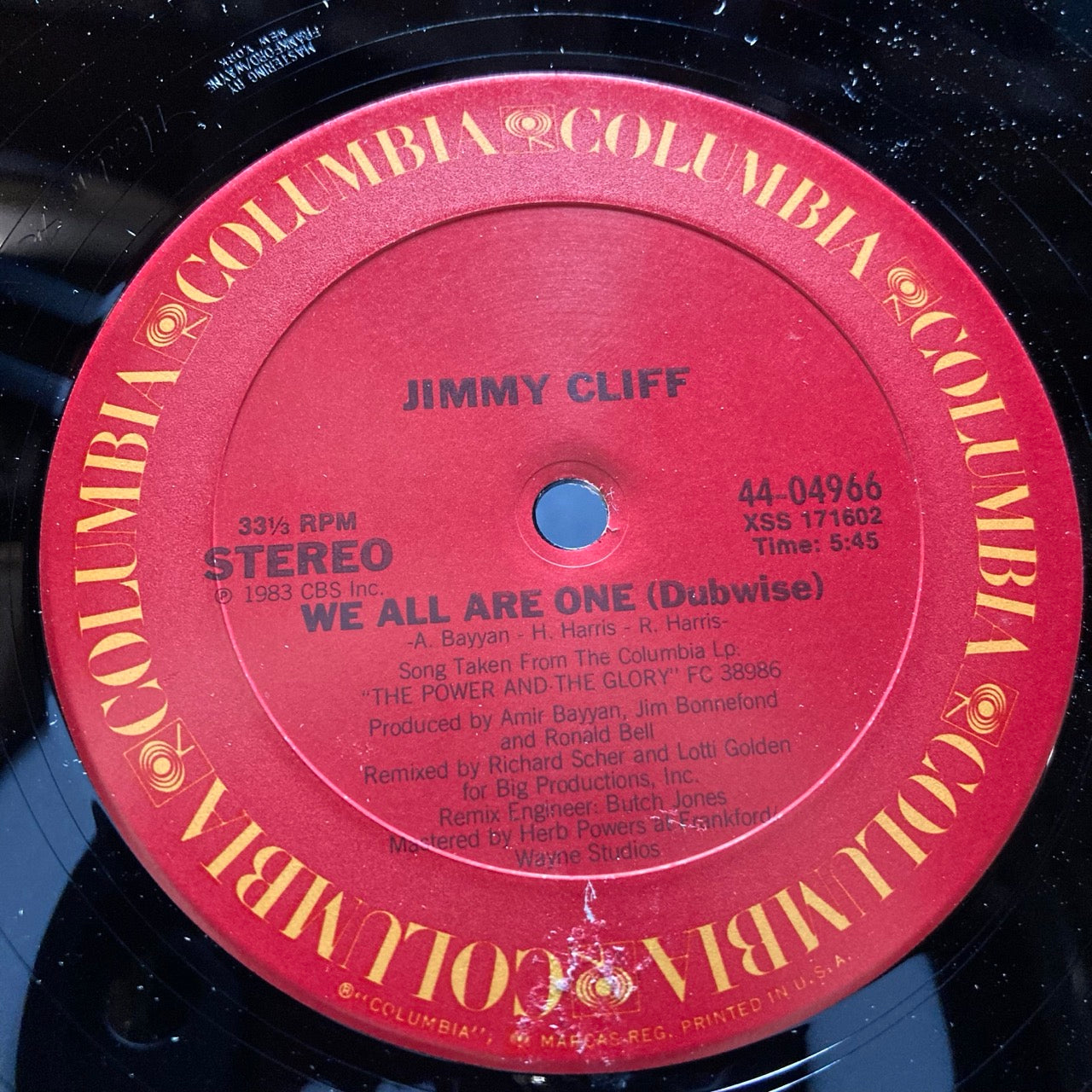 Jimmy Cliff - We Are All One [12"]