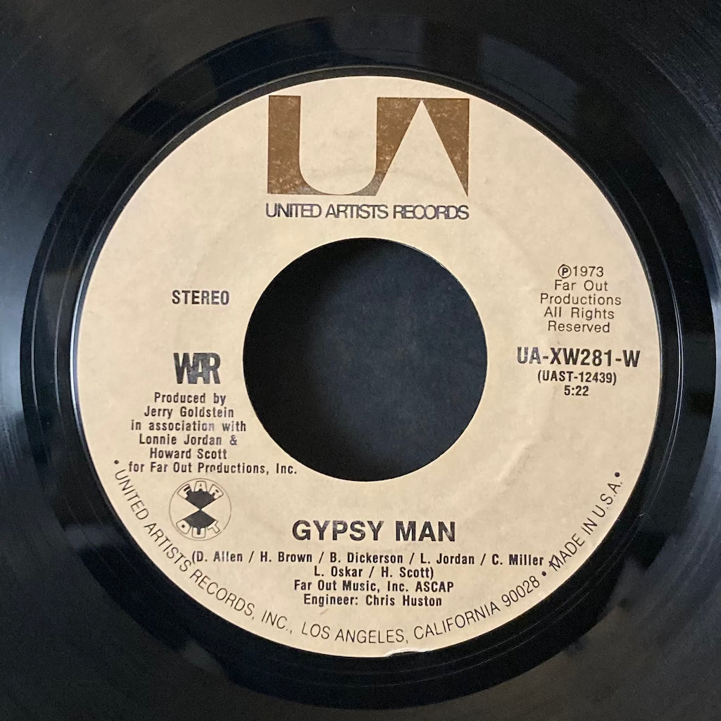 WAR - Gypsy Man/Deliver The Word [7"]