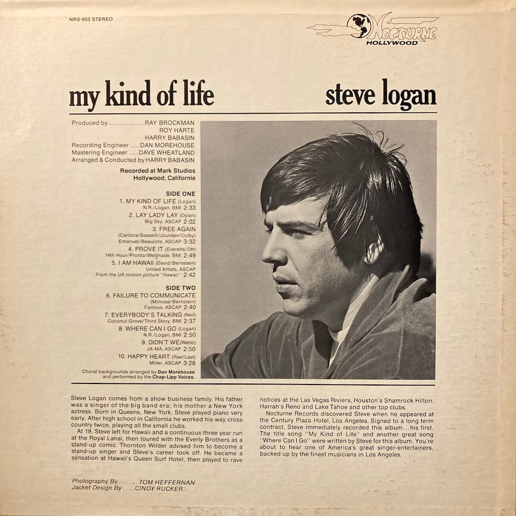 Steve Logan - My Kind Of Life