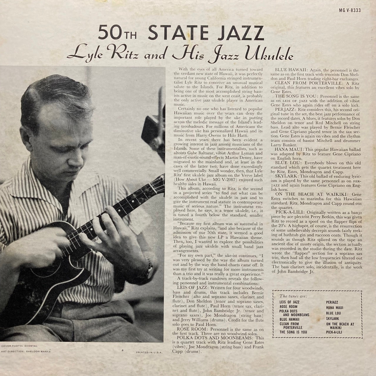 Lyle Ritz and His Jazz Ukulele - 50th State Jazz