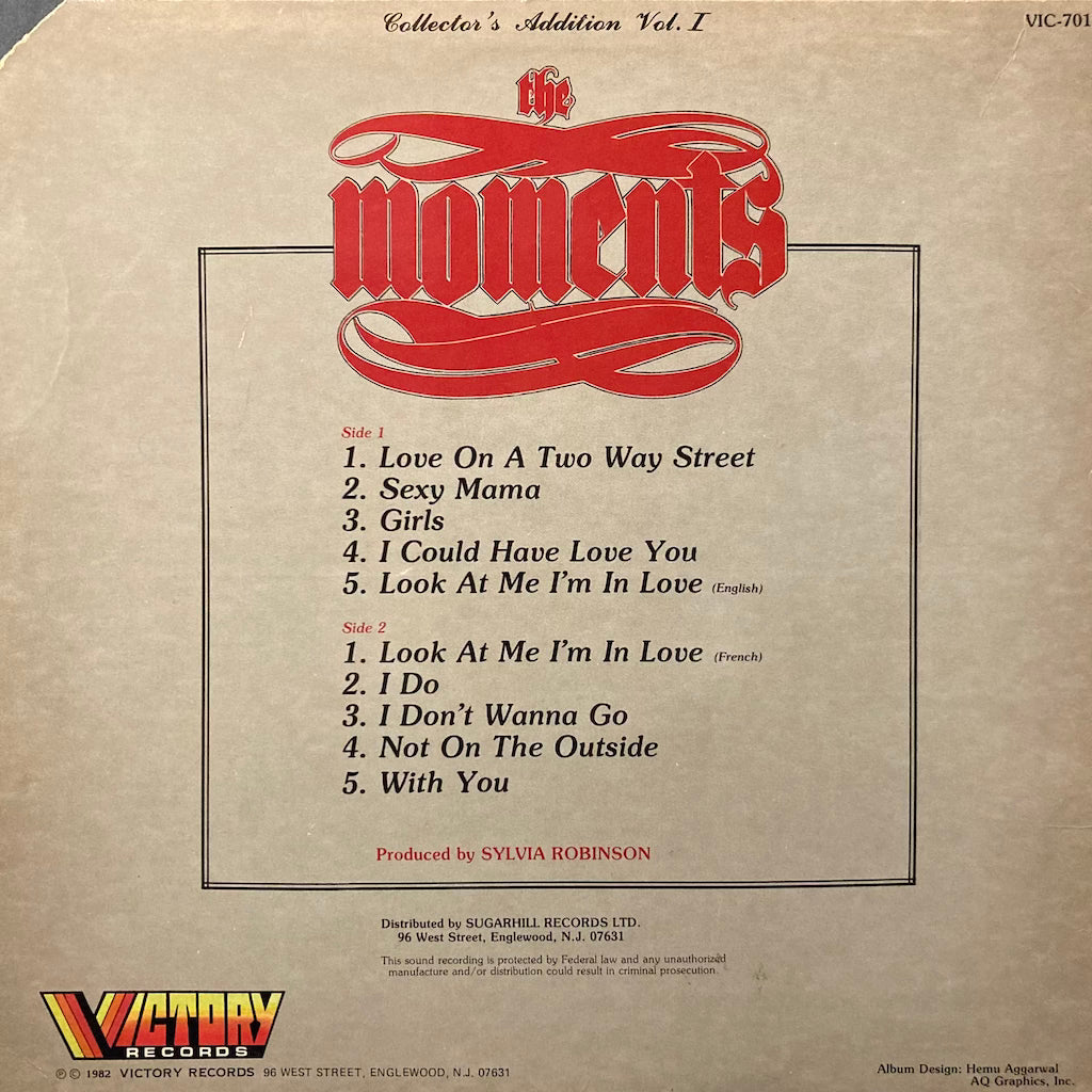 The Moments - Collector's Adittion Vol.I