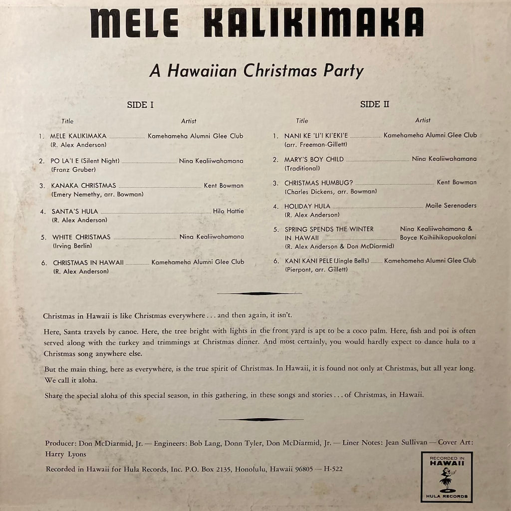 V/A - Mele Kalikimaka - A Hawaiian Christmas Party