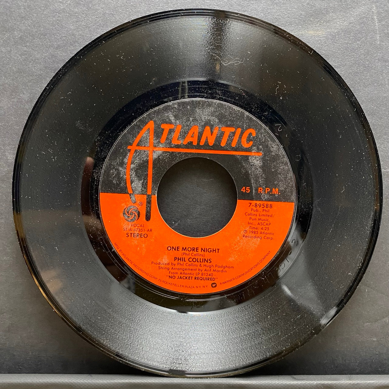 Phil Collins – One More Night / The Man With The Horn [7"]