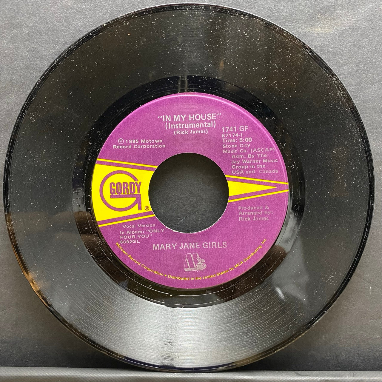 Mary Jane Girls – In My House / In My House (Instrumentals) [7"]