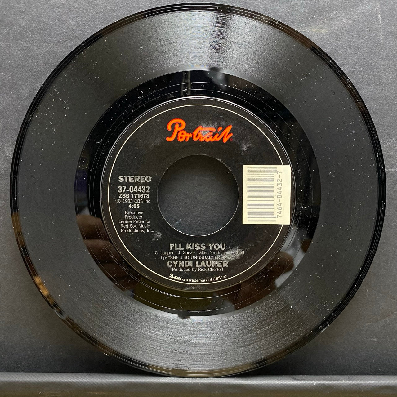 Cyndi Lauper – Time After Time / I'll Kiss You [7"]