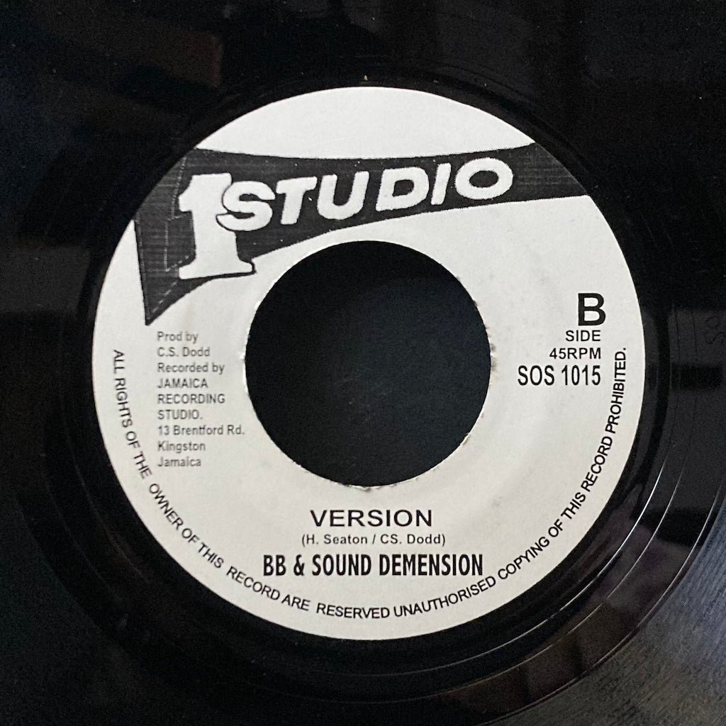 BB Seaton/Sound Dimension's - Proud As I Am/Version [7"]