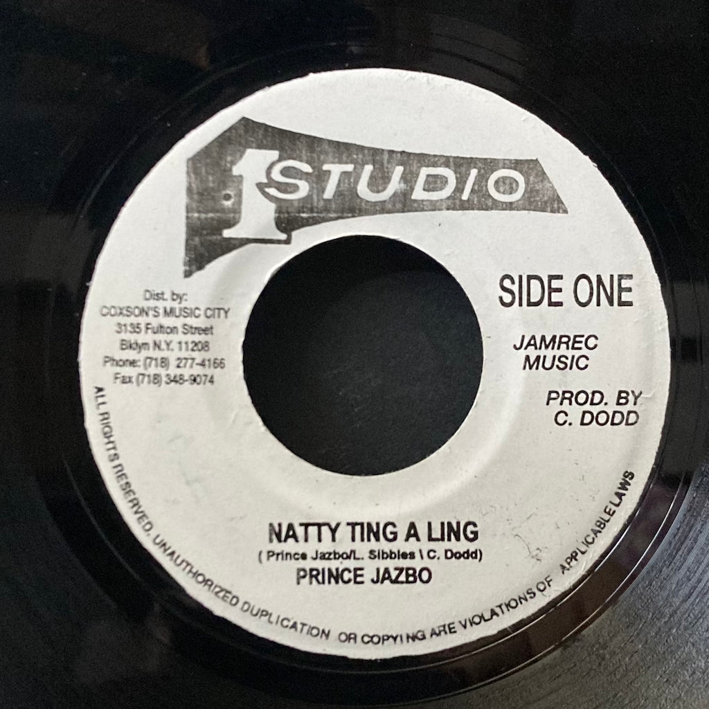 Prince Jazbo/Jazbo & Sound Dimension - Natty Ting A Ling/Version [7"]