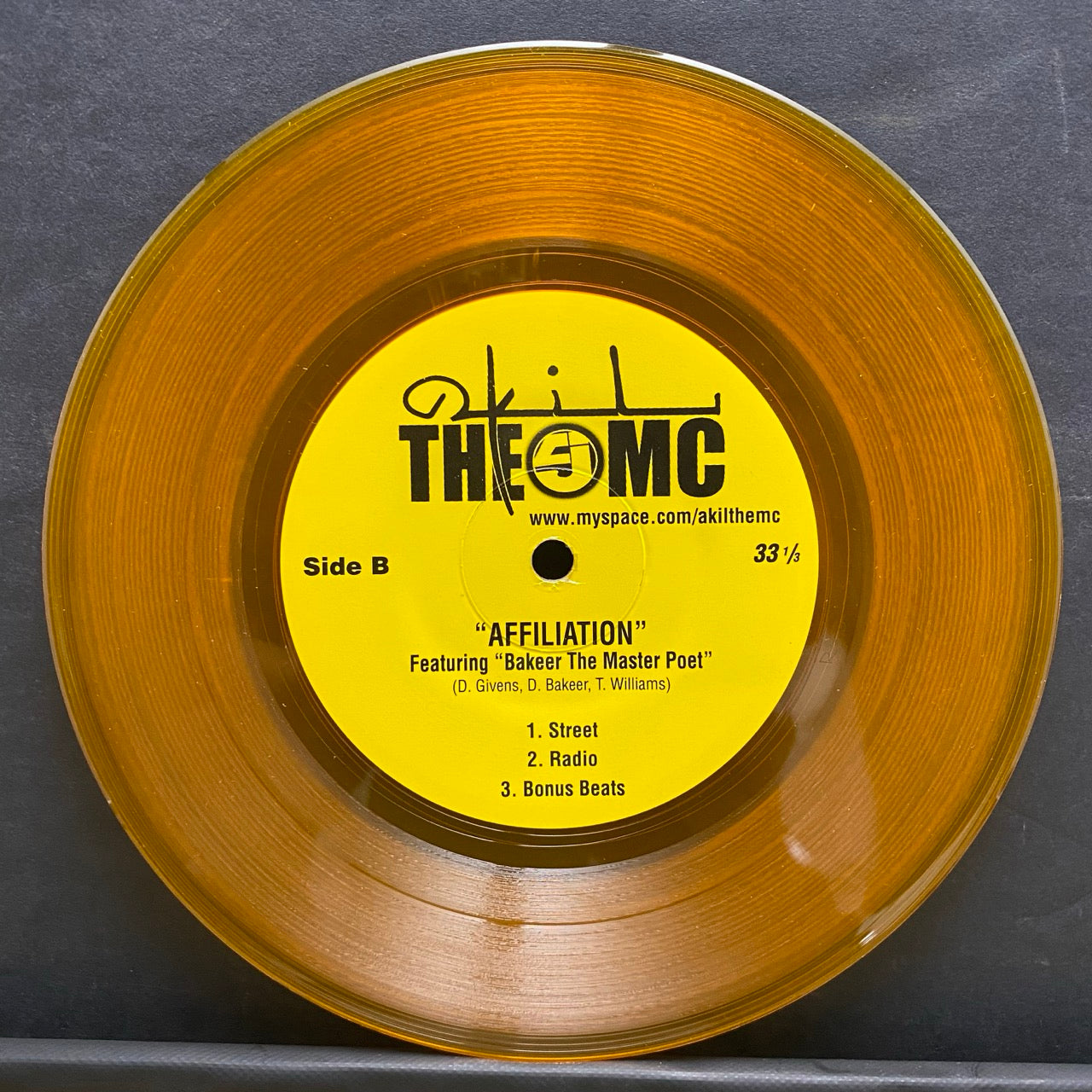 Akil The J5 MC – Breakdown / Affiliation [7"]