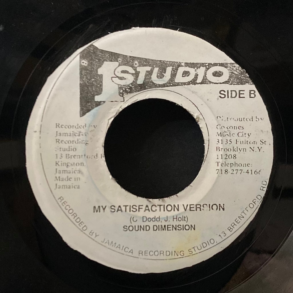 The Paragons/Sound Dimension - My Satisfaction/My Satisfaction Version [7"]