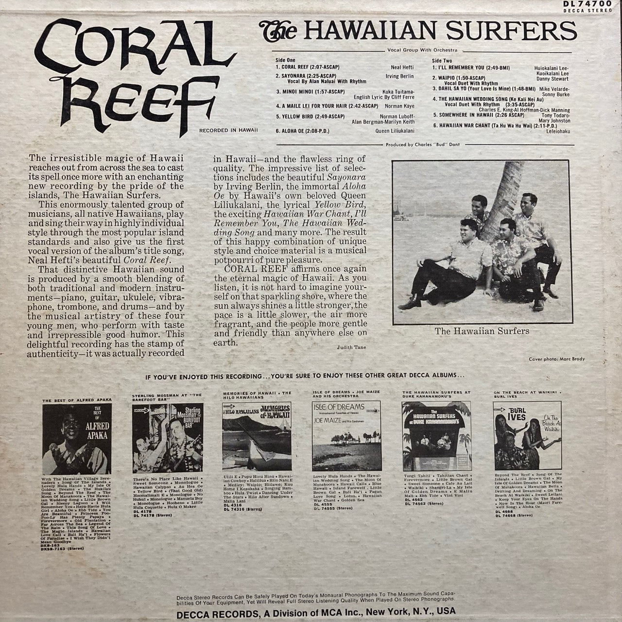 The Hawaiian Surfers – Coral Reef