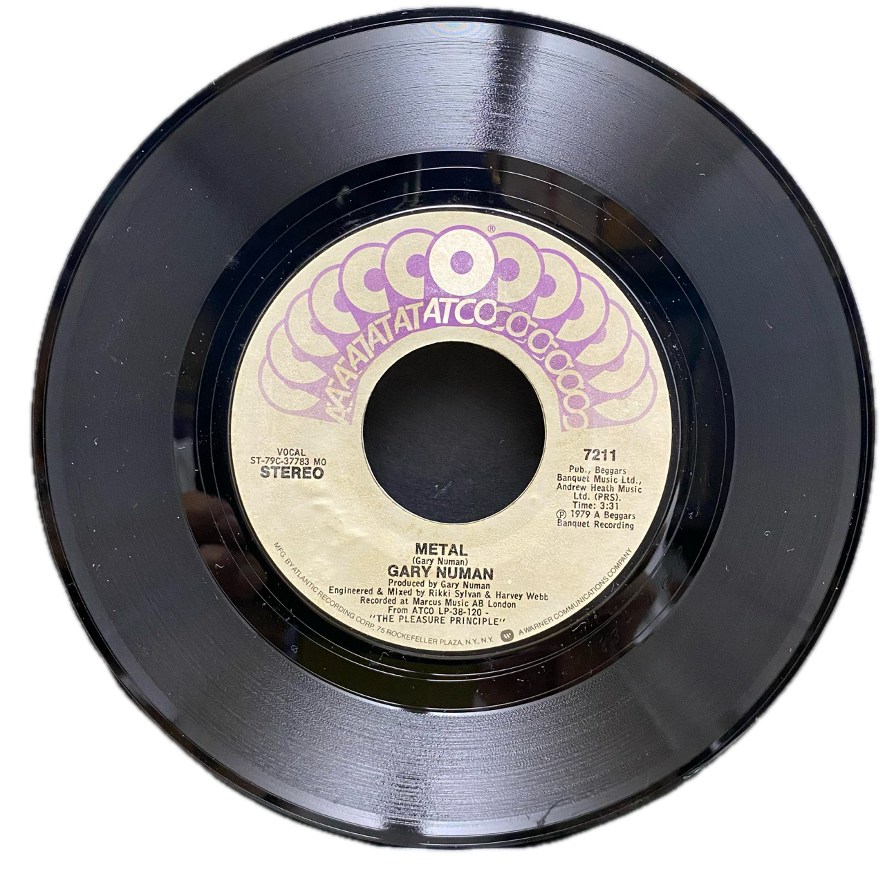 Gary Numan – Cars / Metal [7"]