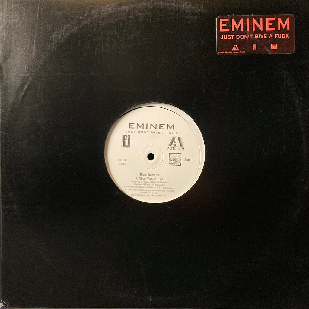 Eminem - Just Don't Give A Fuck/Brain Damage 12"