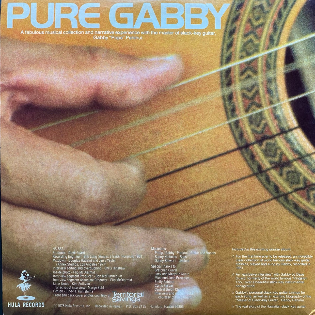 Gabby Pahinui – Pure Gabby [2LP]
