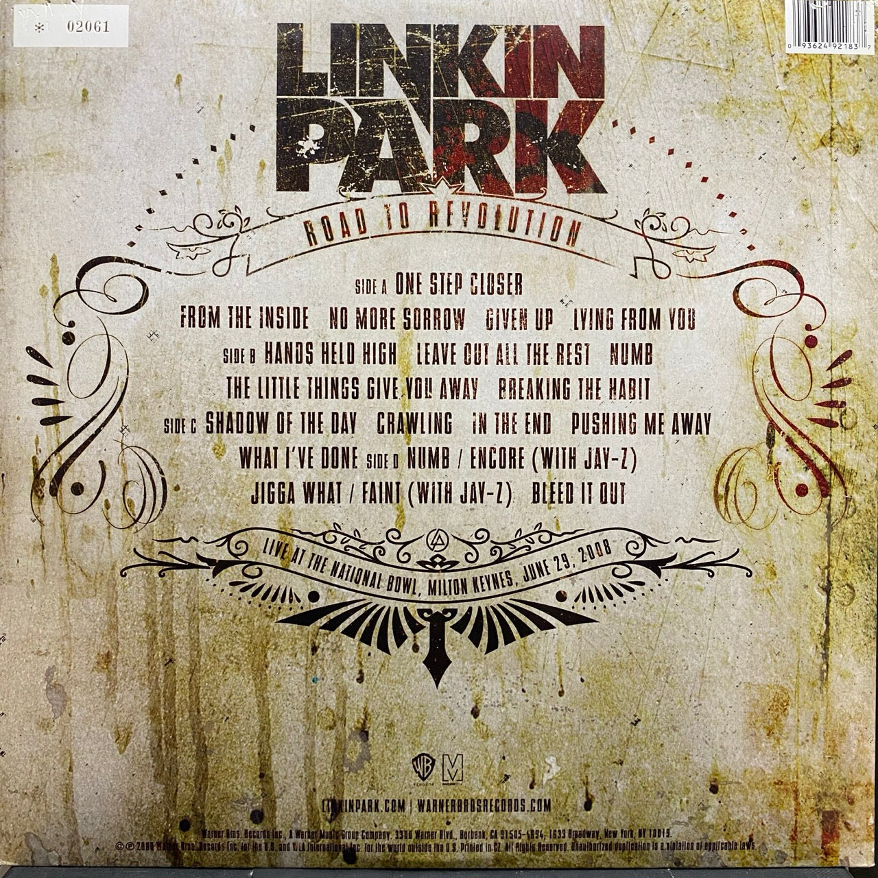 Linkin Park – Road To Revolution: Live At Milton Keynes [2LP]