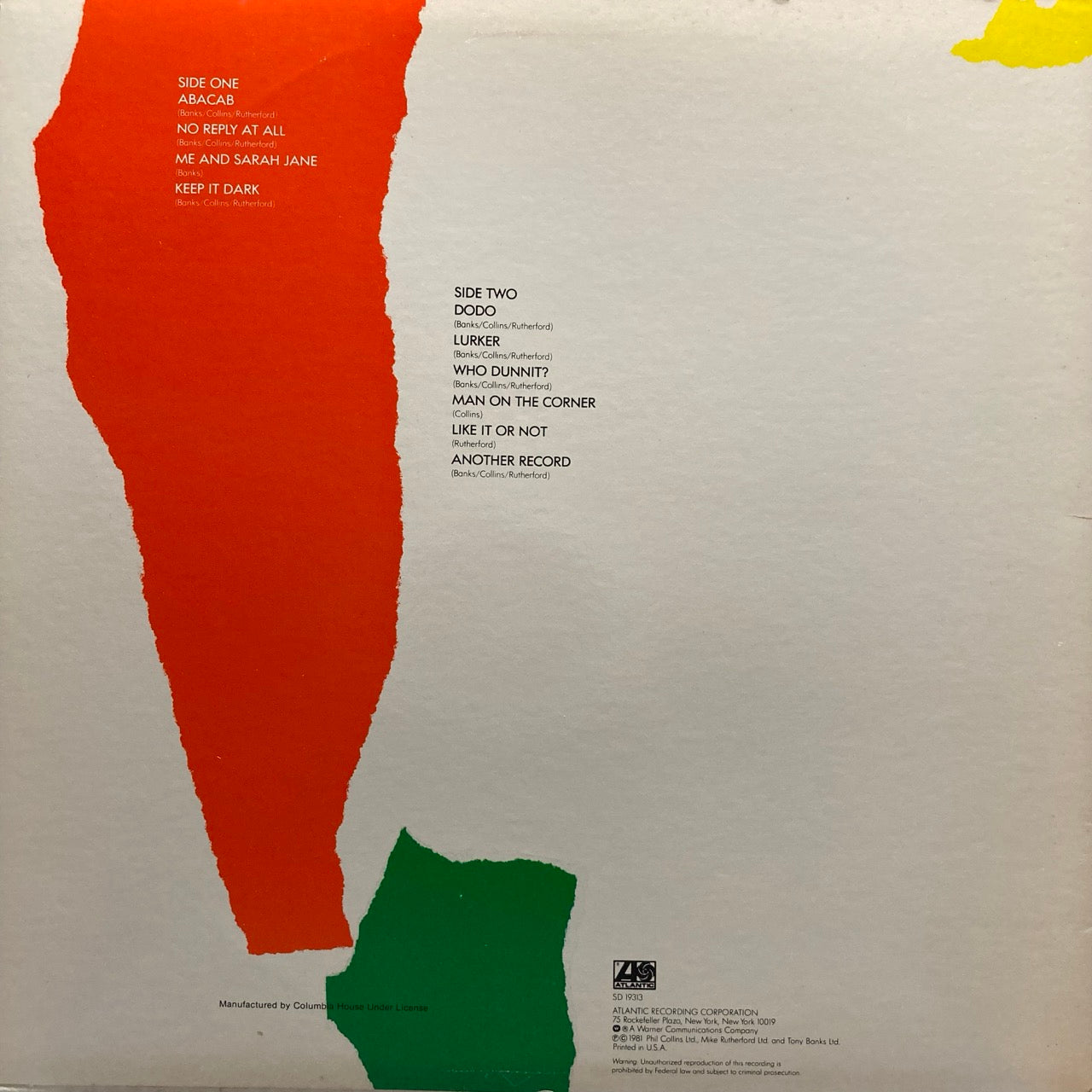 Genesis – Abacab