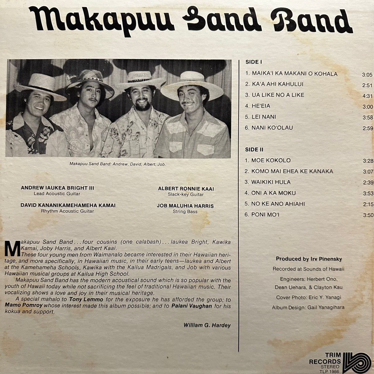Makapuu Sand Band – Makapuu Sand Band