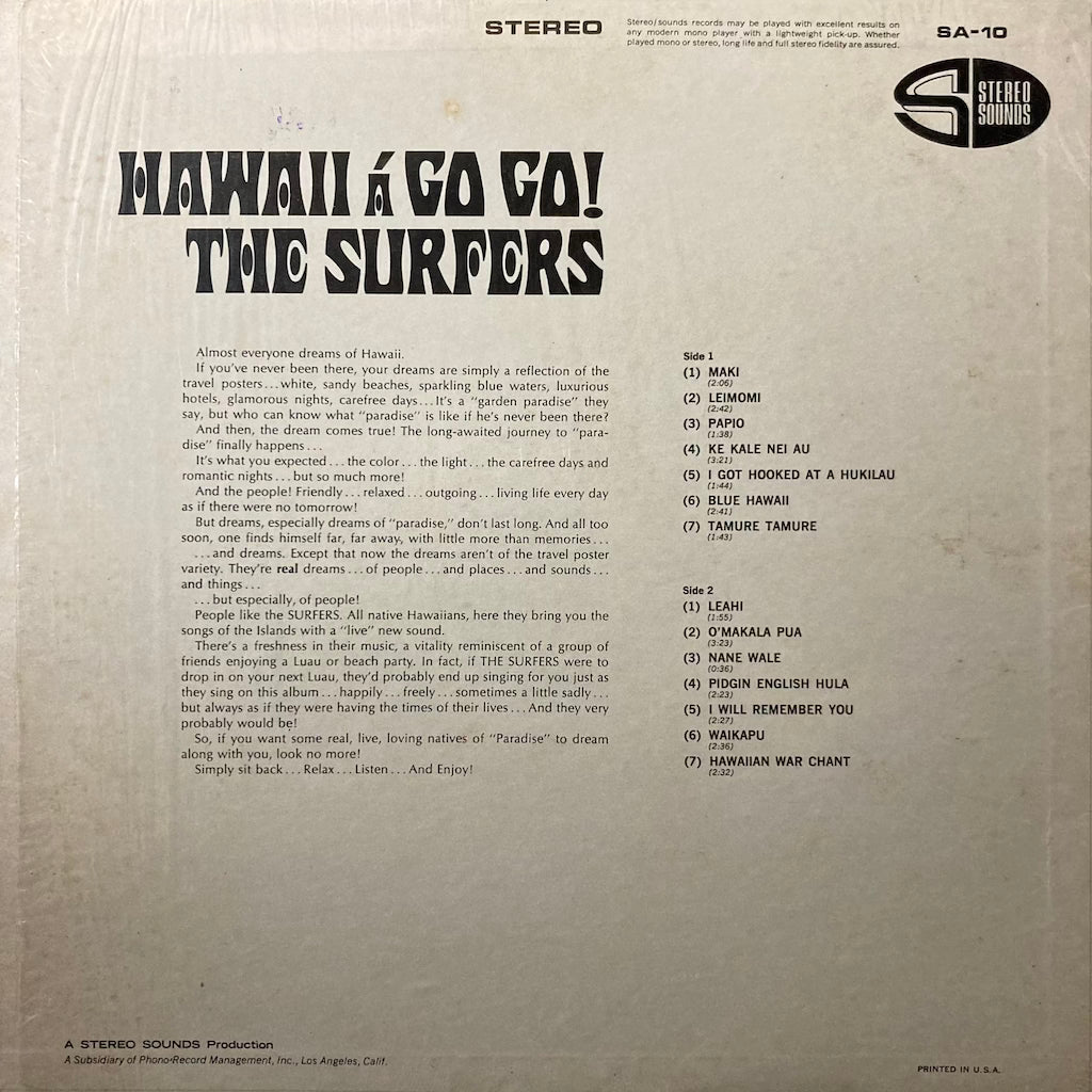 The Surfers - Hawaii A Go Go!