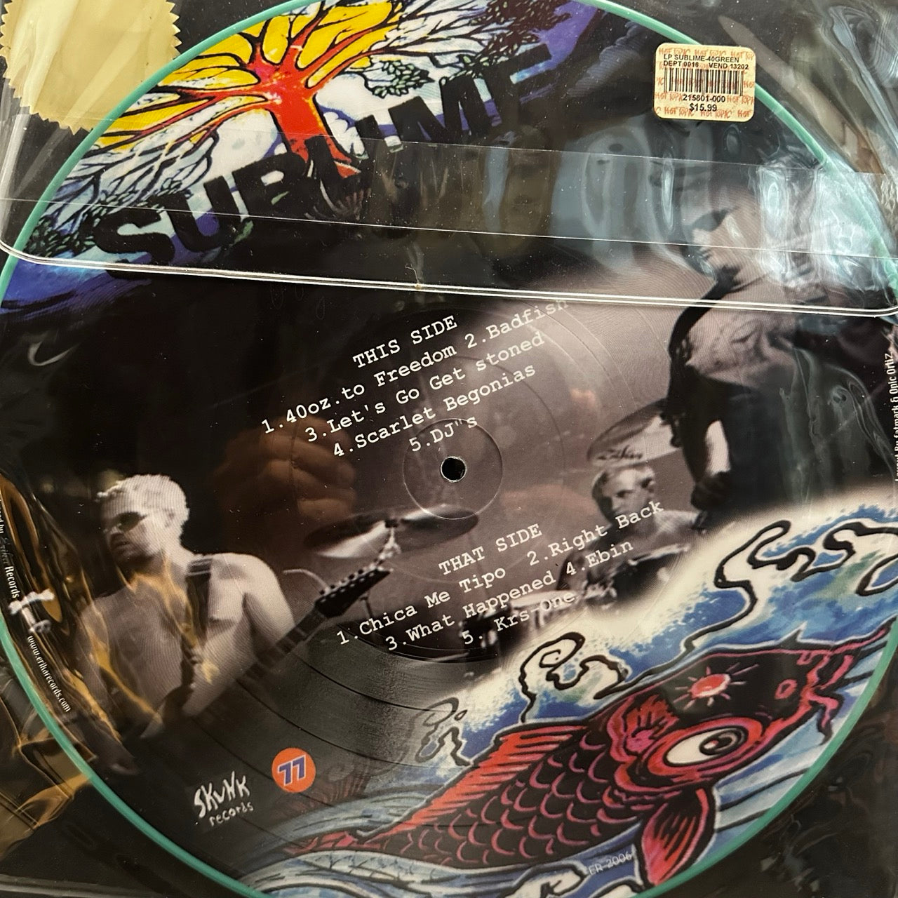 Sublime – 40oz. To Freedom [Picture Disc, Green]