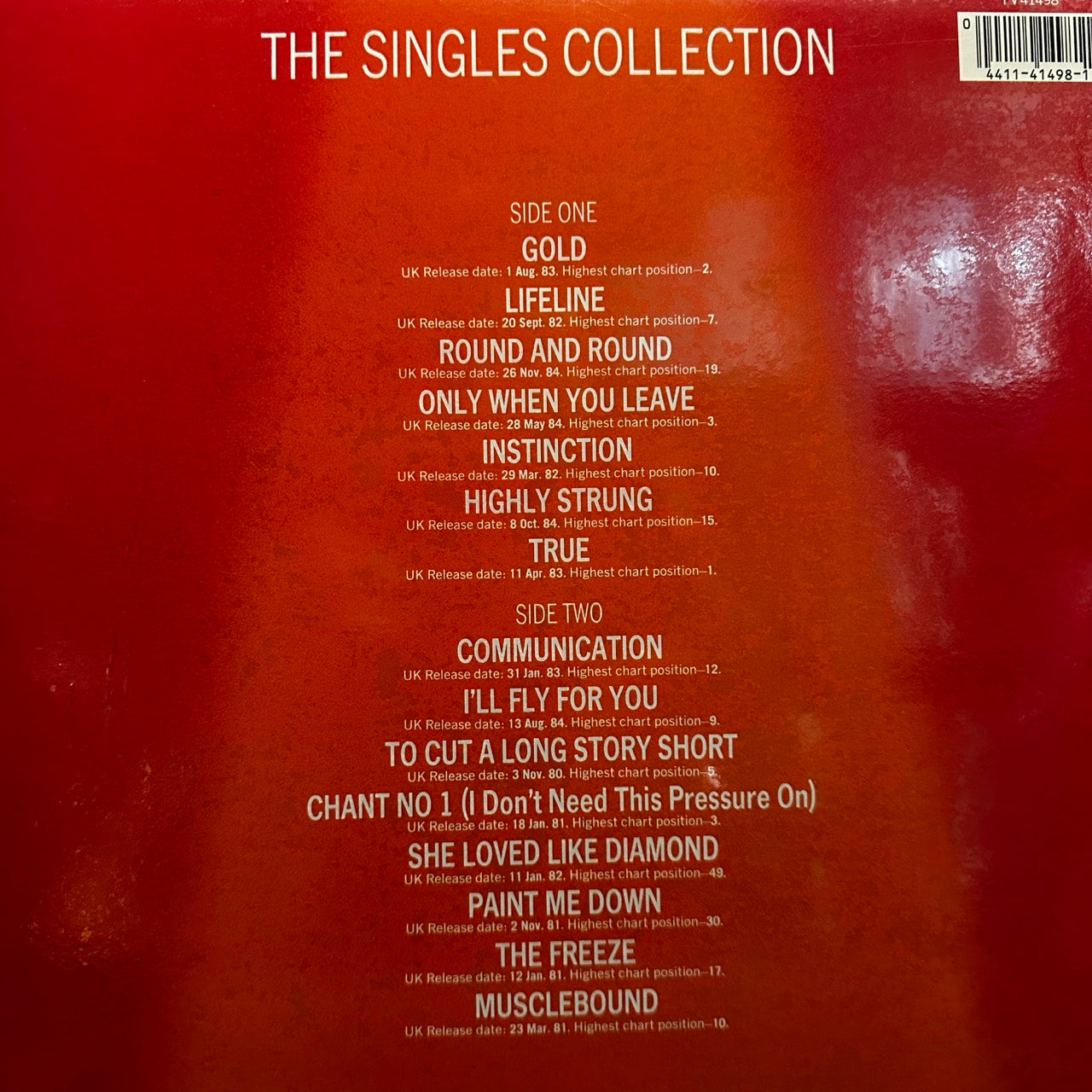Spandau Ballet – The Singles Collection