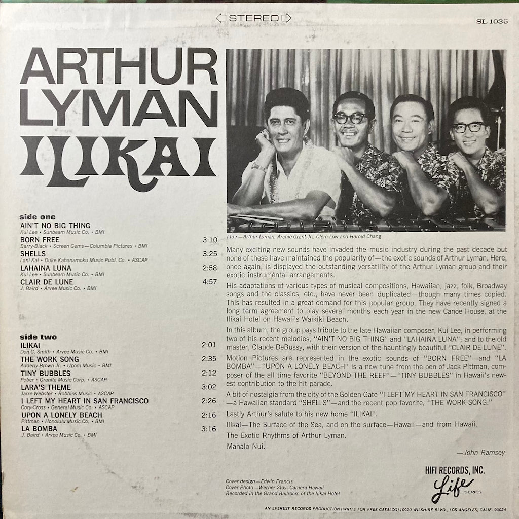 Arthur Lyman - Ilikai