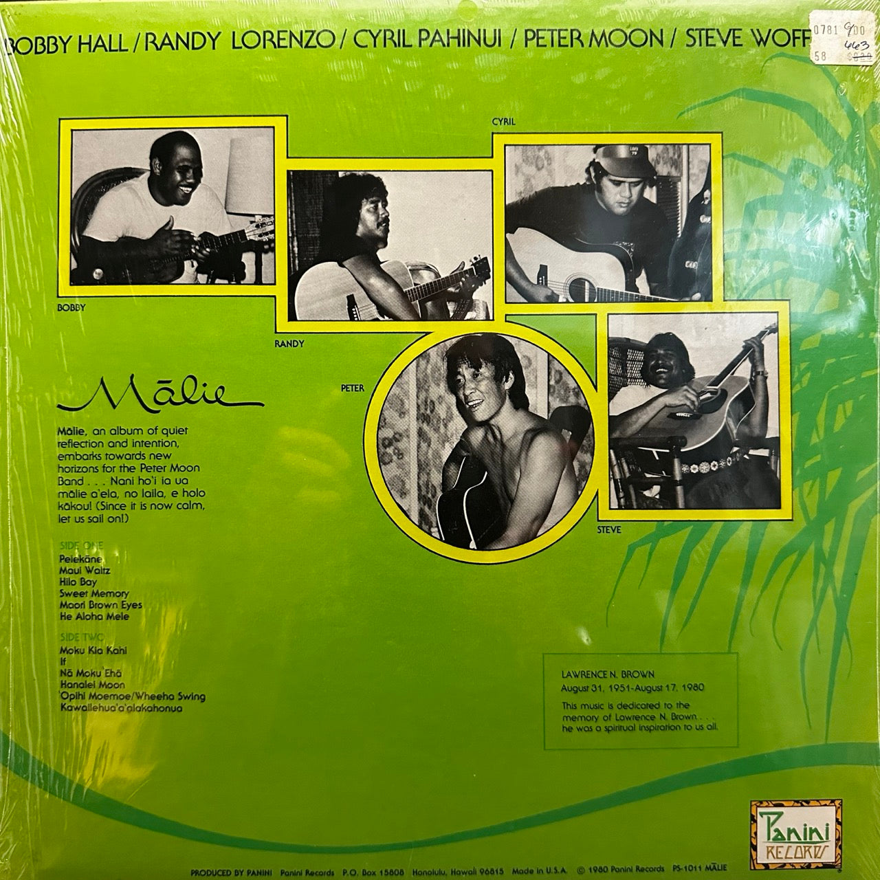 The Peter Moon Band – Mālie