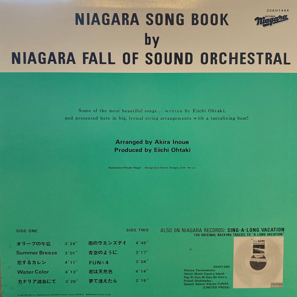 Niagara Fall Of Sound Orchestral - Niagara Song Book