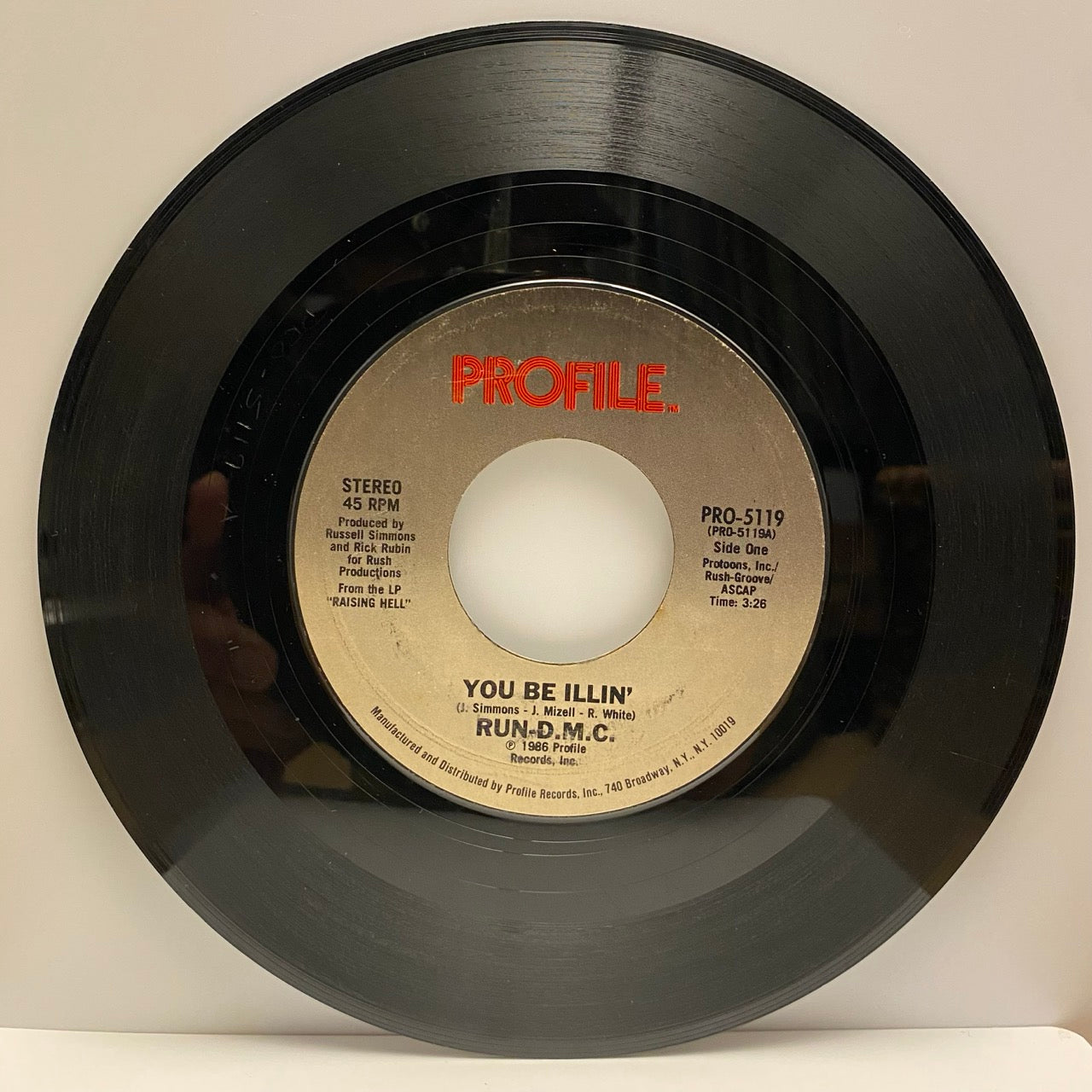 Run-D.M.C. – You Be Illin' / Hit It Run [7"]