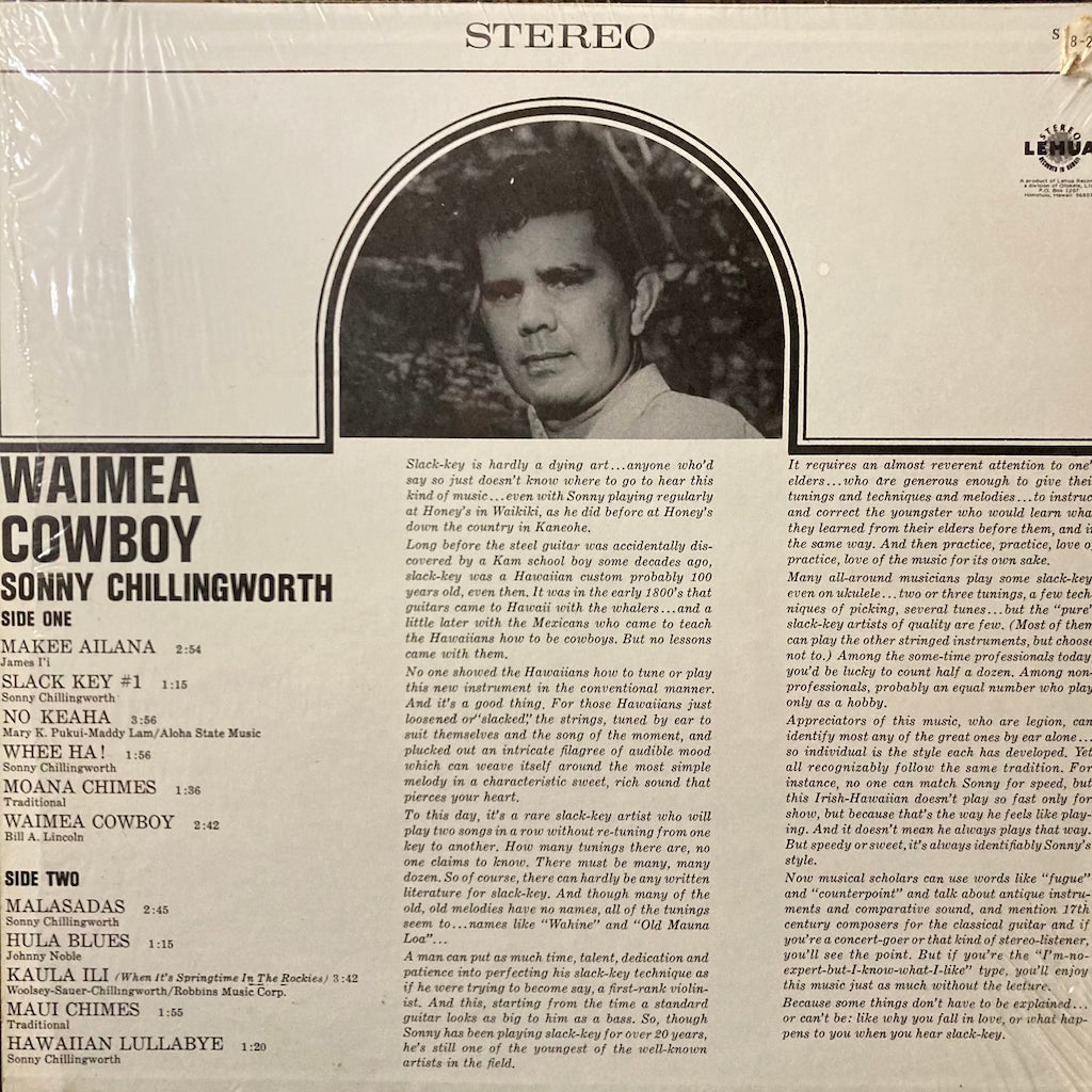 Sonny Chillingworth - Waimea Cowboy