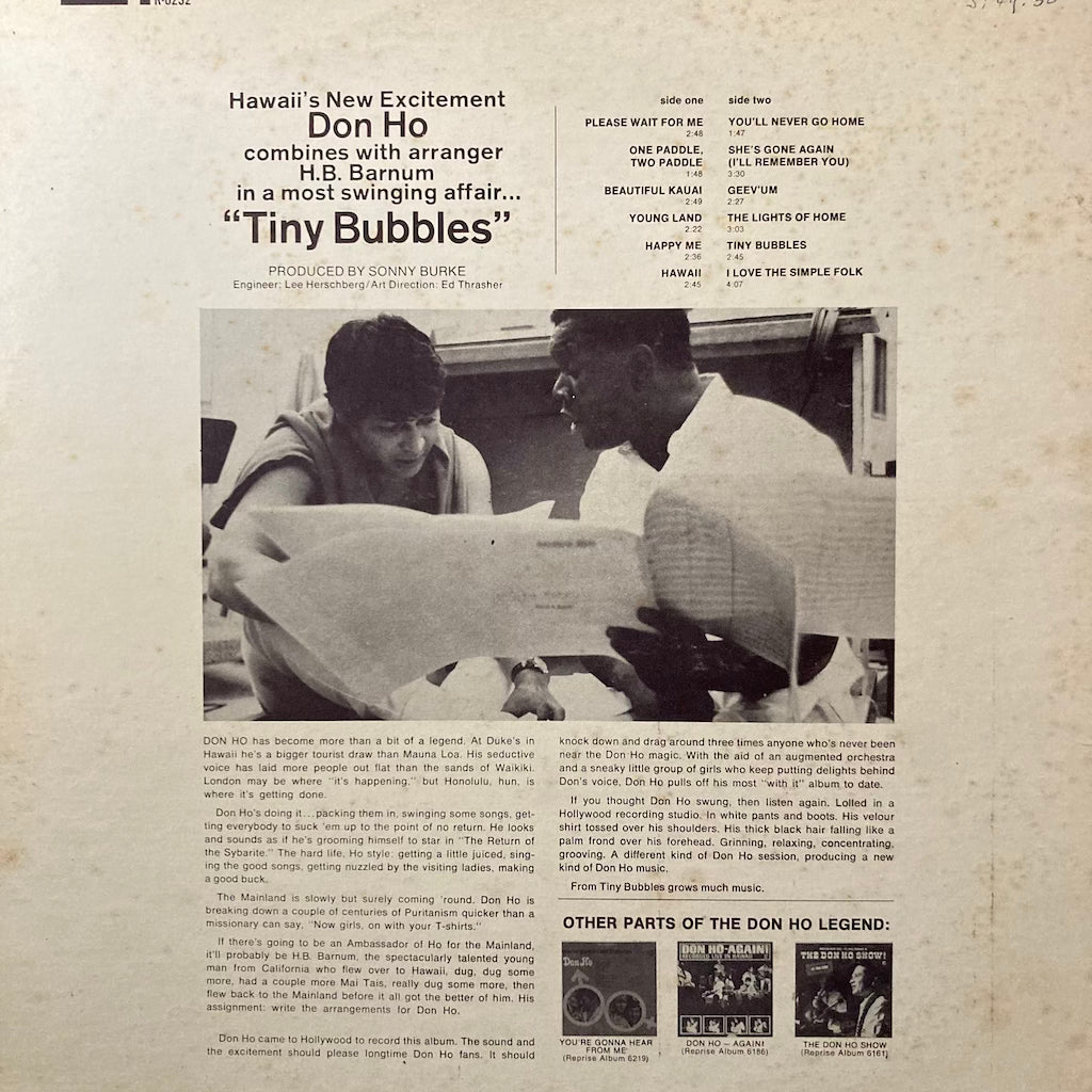 Don Ho - Tiny Bubbles