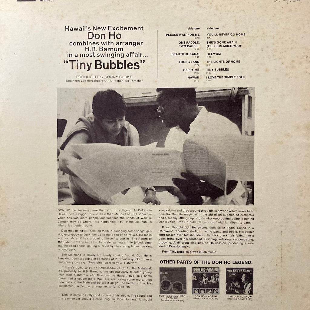 Don Ho - Tiny Bubbles