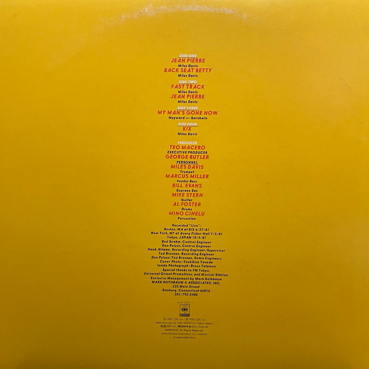Miles Davis – We Want Miles [2LP]