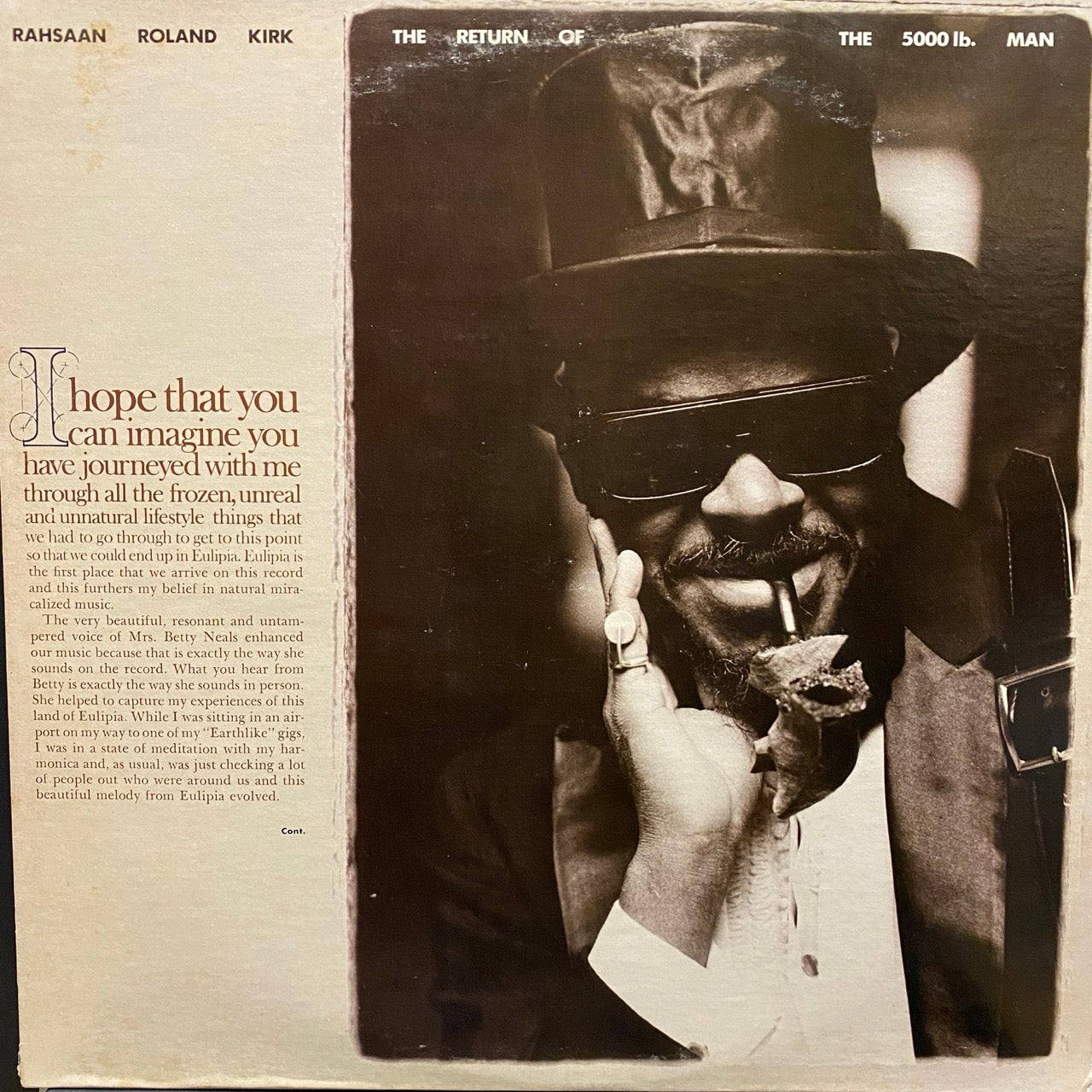 Rahsaan Roland Kirk – The Return Of The 5000 Lb. Man