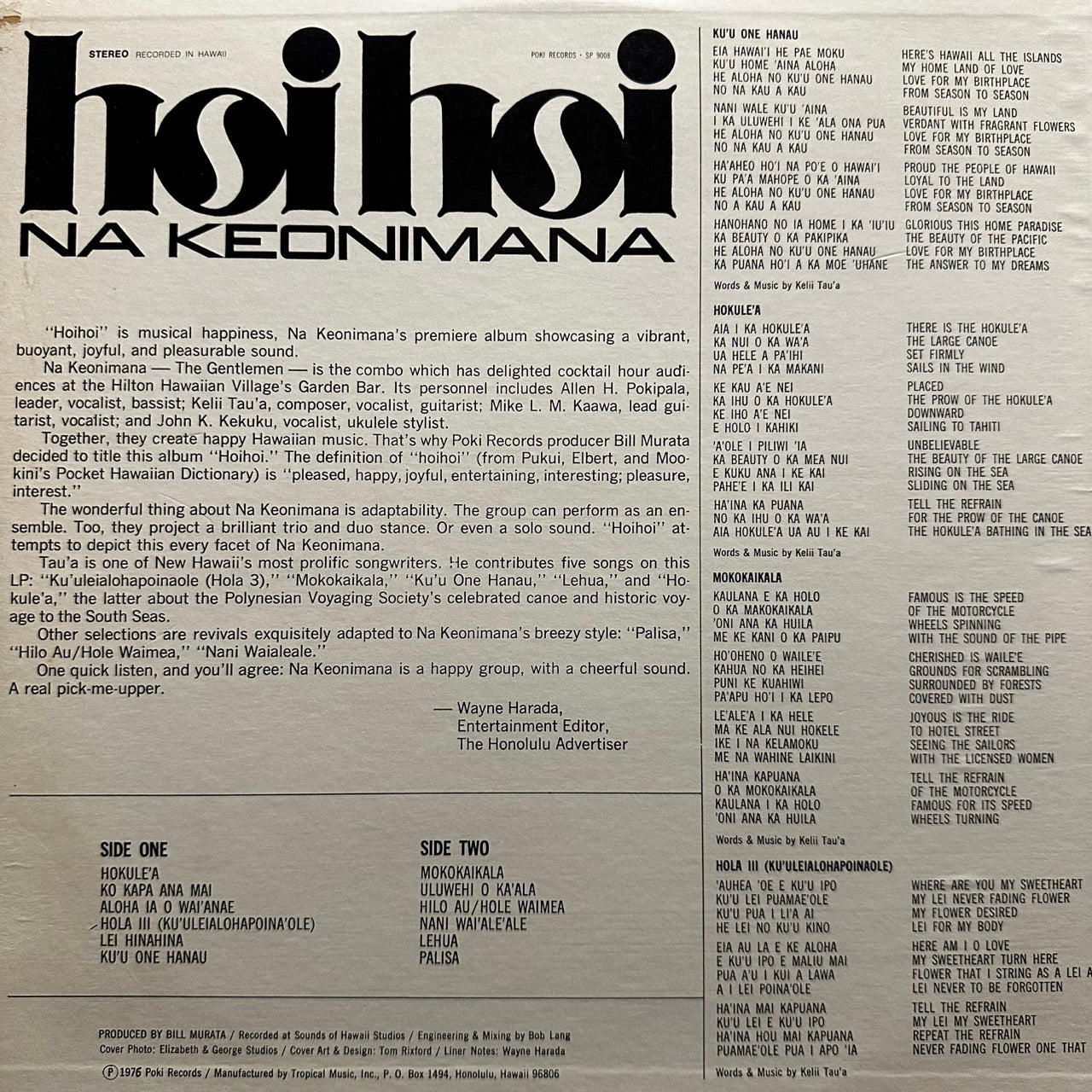Hoi Hoi - Na Keonimana