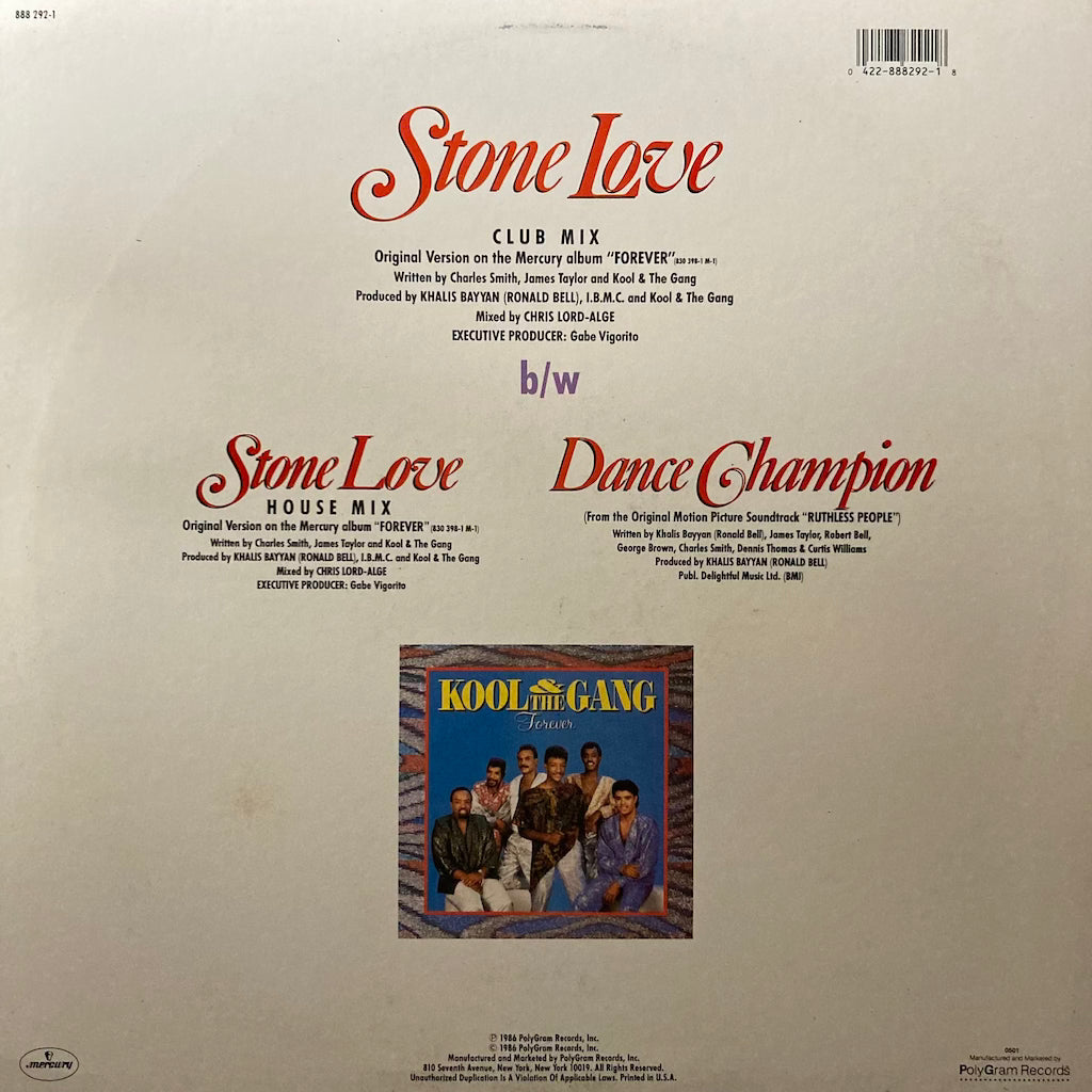 Kool & The Gang - Stone Love/House Mix/Dance Champion 12"