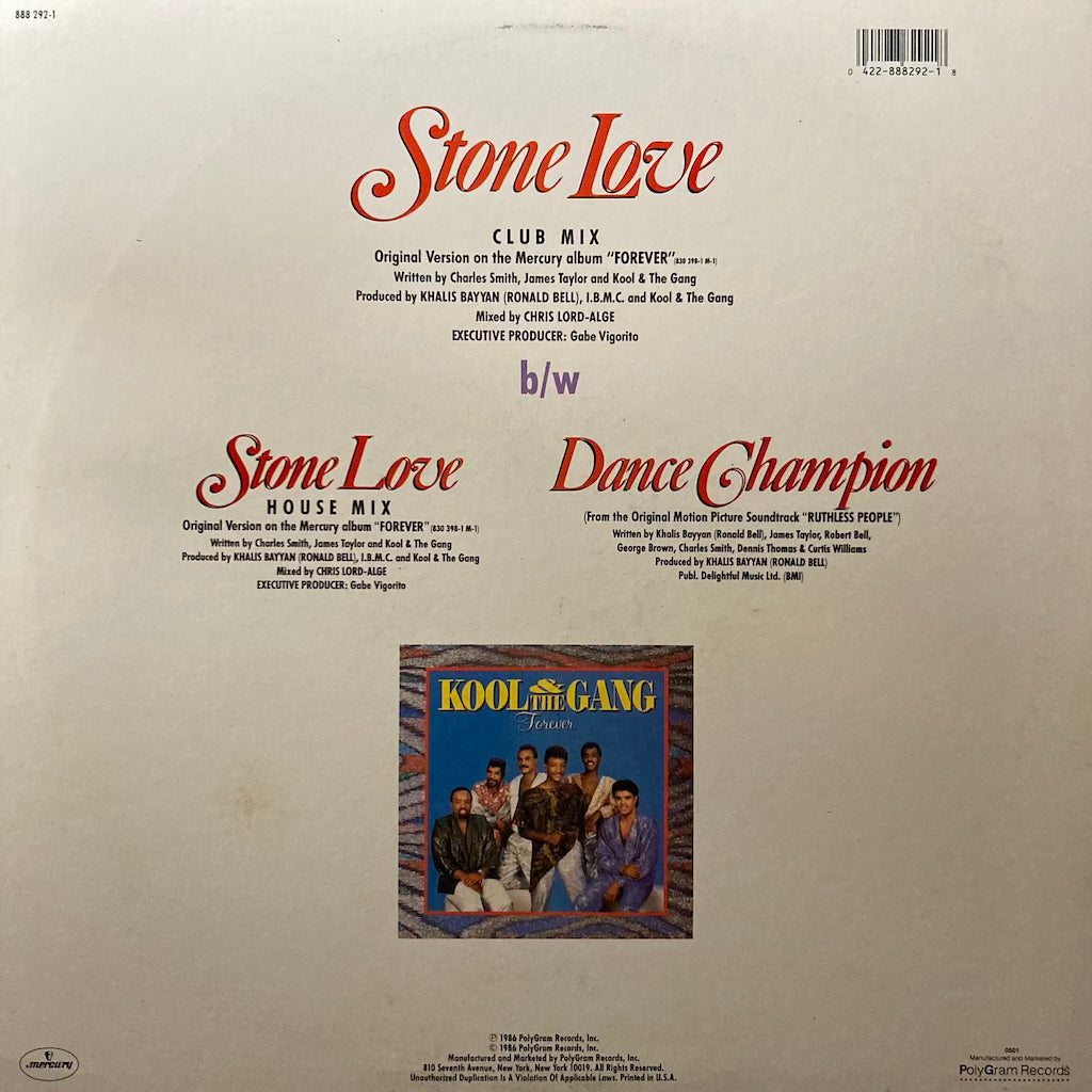 Kool & The Gang - Stone Love/House Mix/Dance Champion 12"