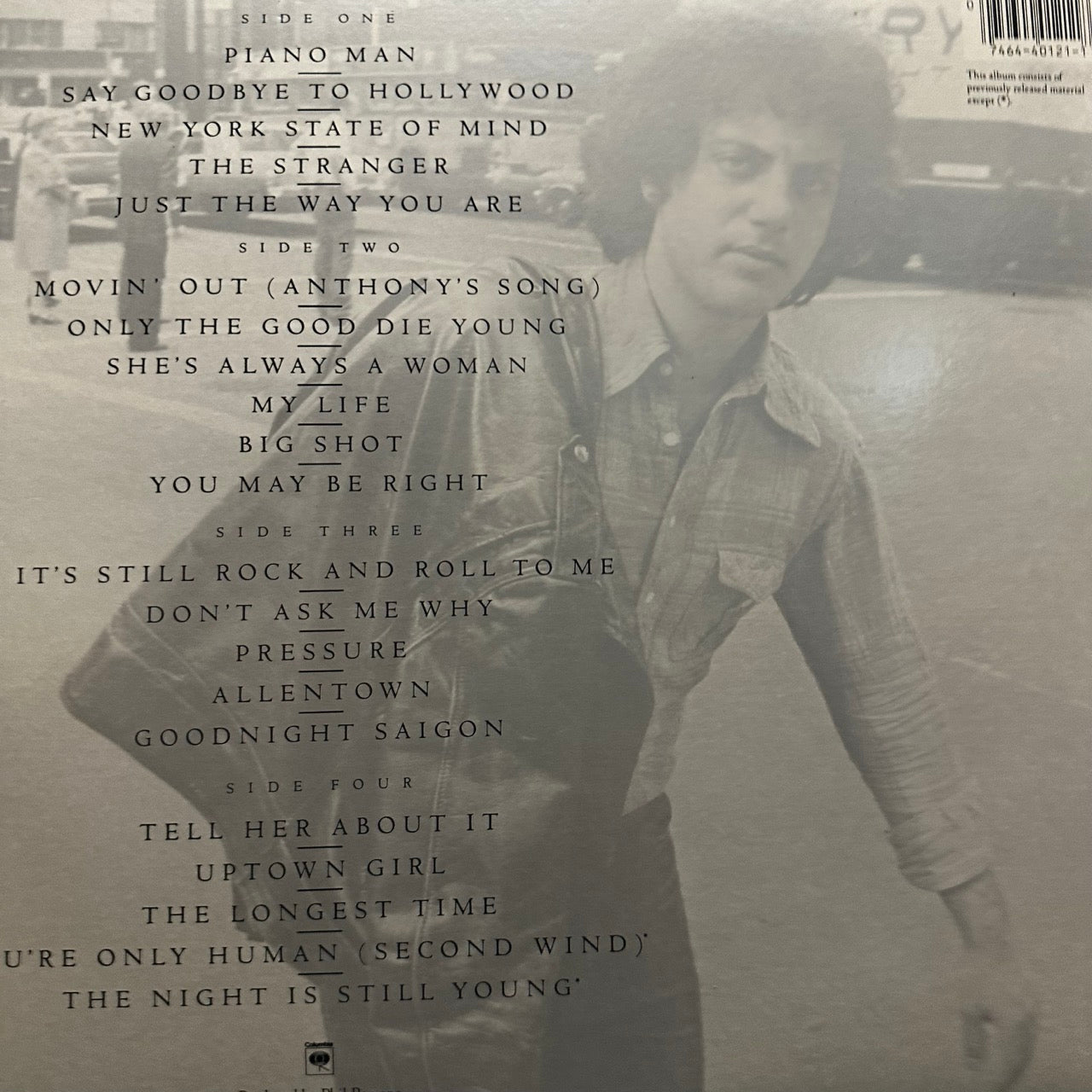 Billy Joel – Greatest Hits Volume I & Volume II [2LP]