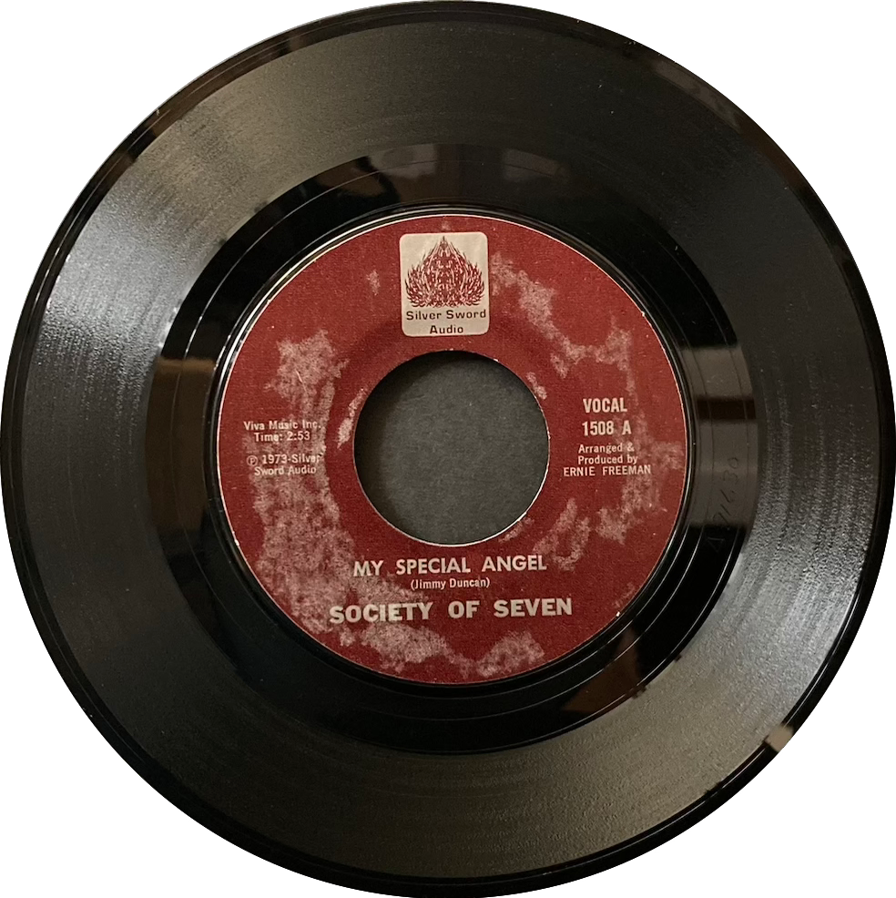 Society Of Seven - My Special Angel/I Got A Woman [7"]