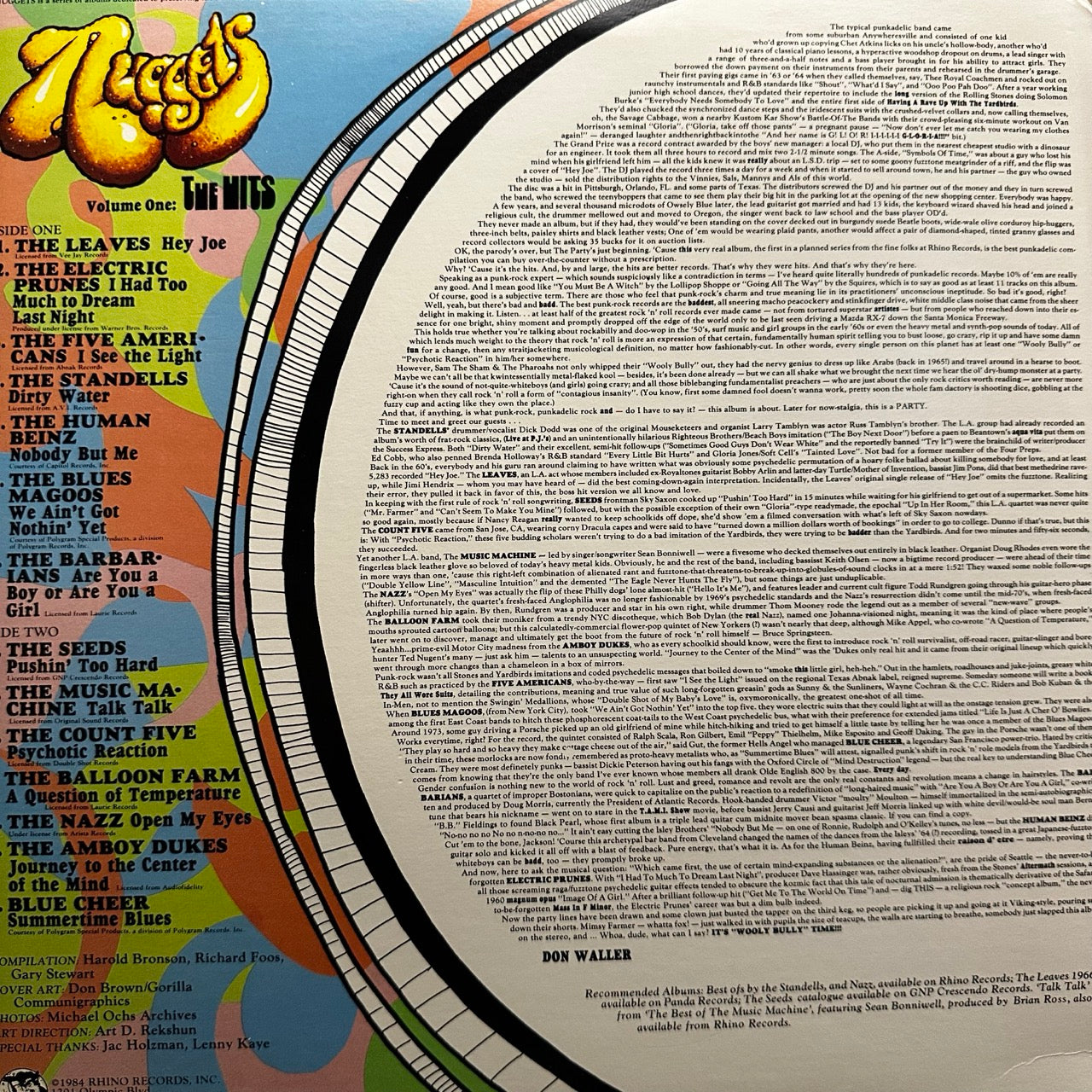 Various – Nuggets Volume One: The Hits