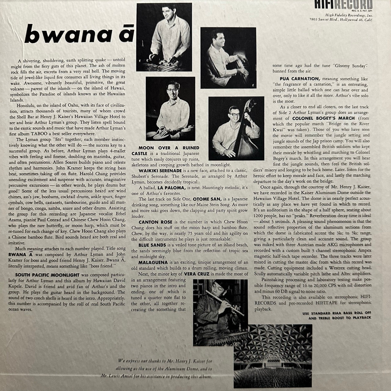 Arthur Lyman – Bwana À