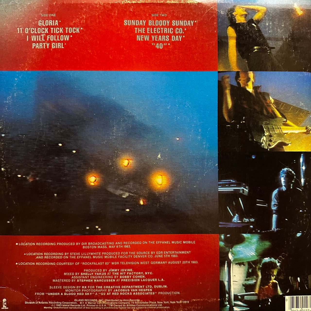U2 – Live "Under A Blood Red Sky"