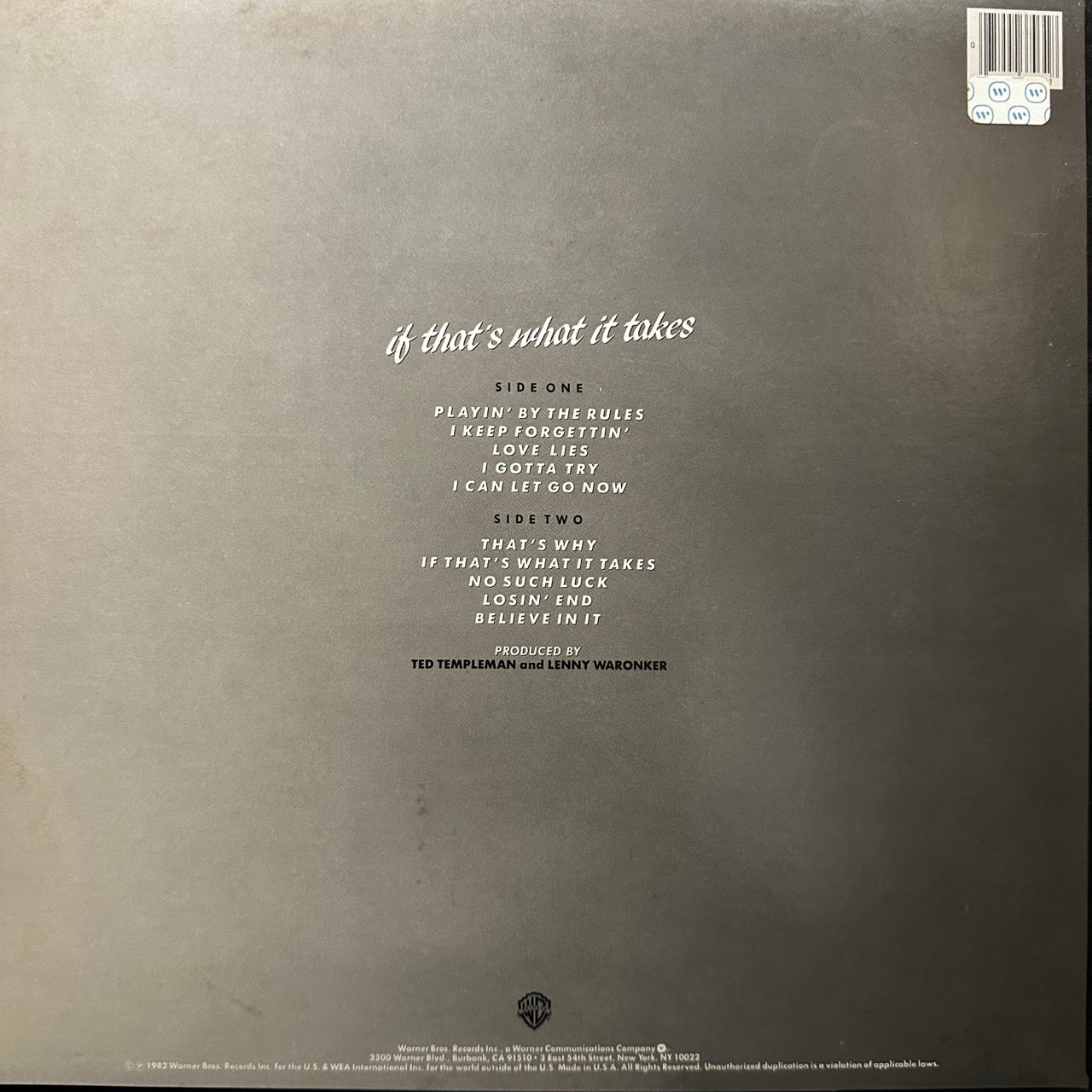 Michael McDonald – If That's What It Takes