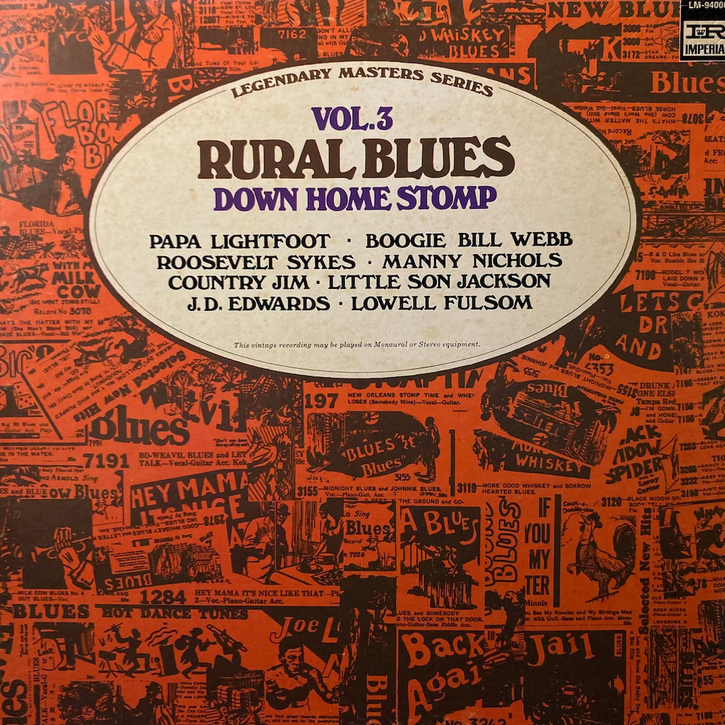 V/A - Rural Blues Down Home Stomp Vol.3