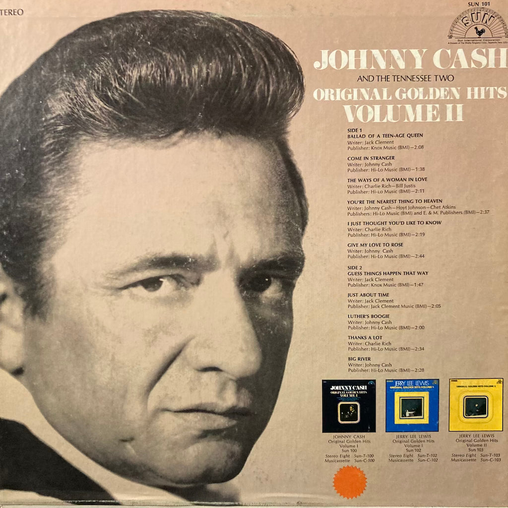 Johnny Cash - Original Golden Hits Volume II