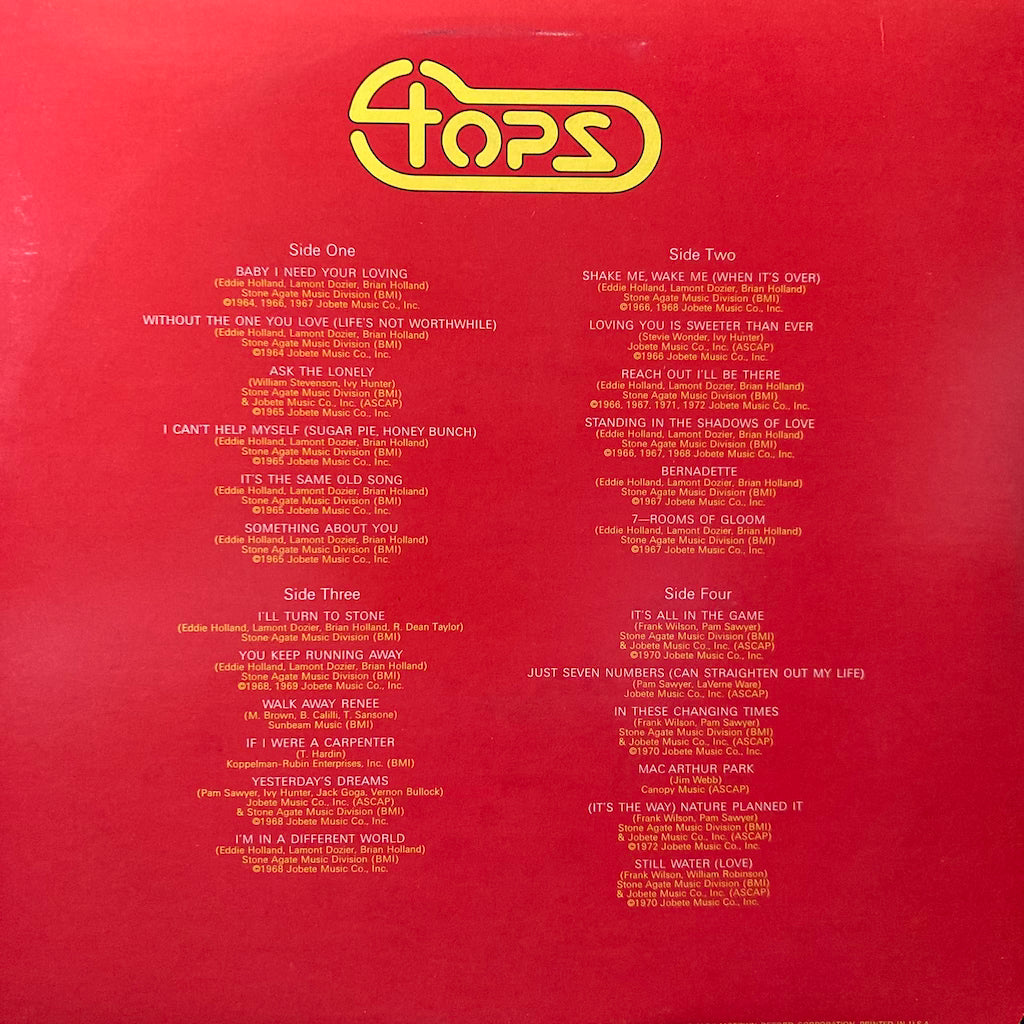 Four Tops - The Best Of Four Tops [2LP]