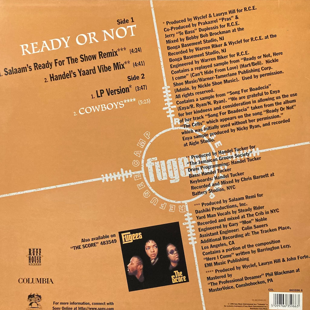 The Fugees - Ready Or Not/Cowboys [12" - Picture Sleeve]