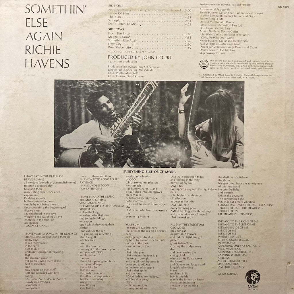 Richie Havens - Something Else Again