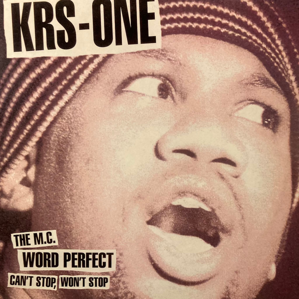 KRS-One - The M.C./Word Perfect/Can't Stop, Won't Stop [12"]