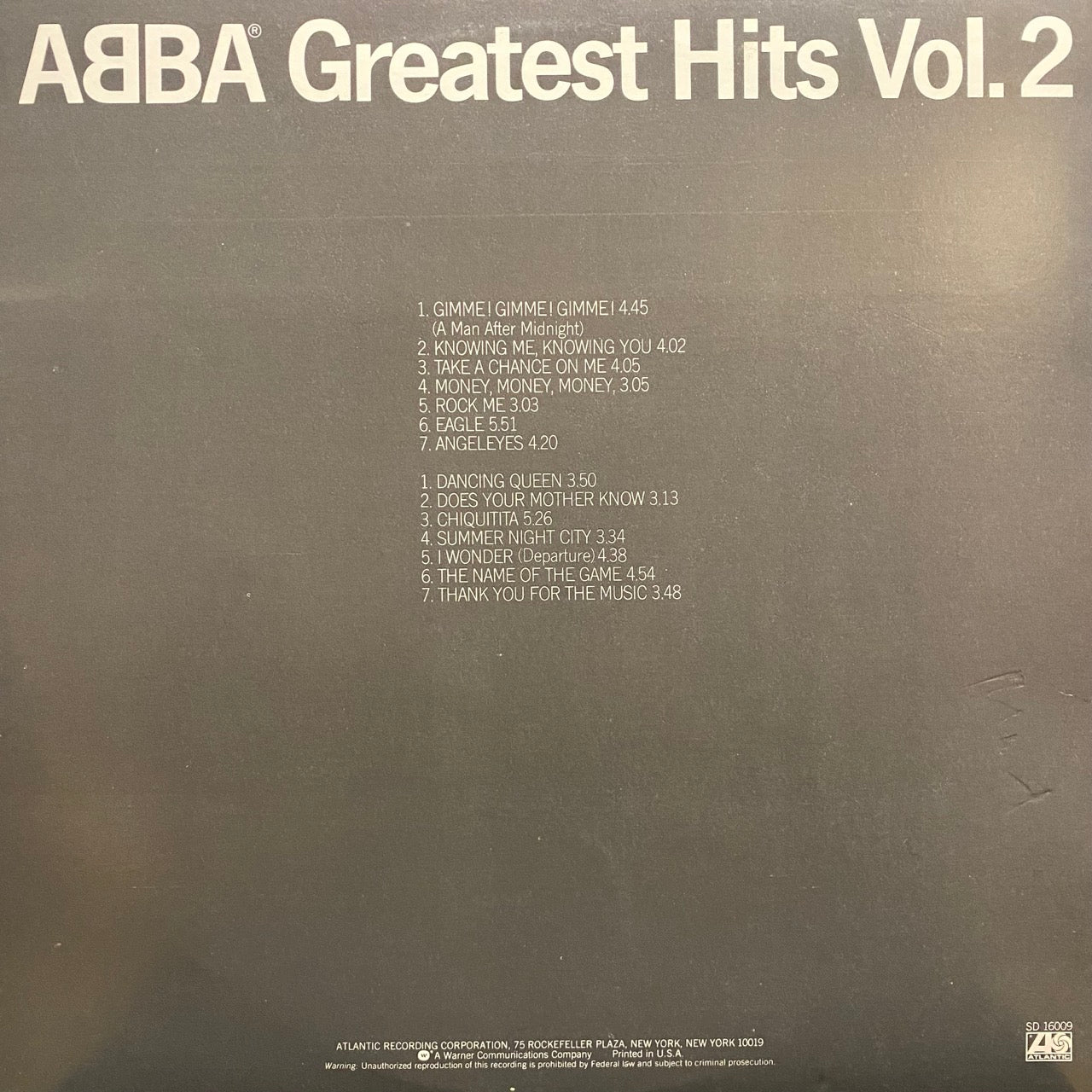 ABBA – Greatest Hits Vol. 2