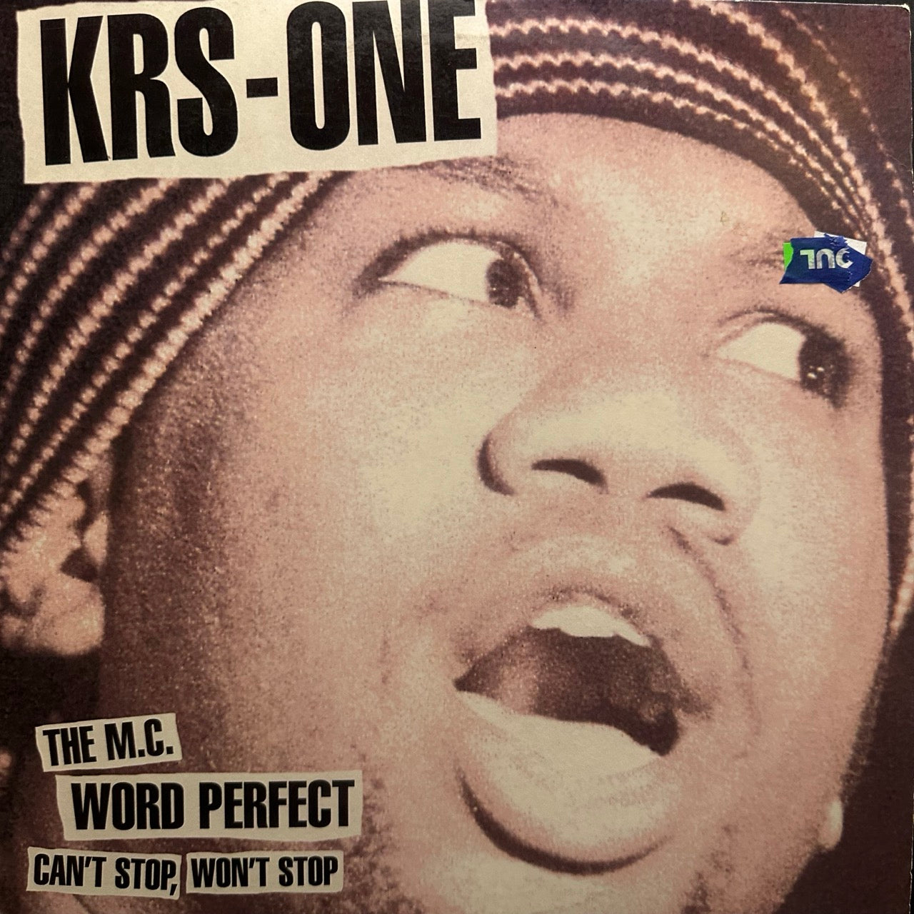 KRS-One – Can't Stop, Won't Stop / The MC / Word Perfect [12"]