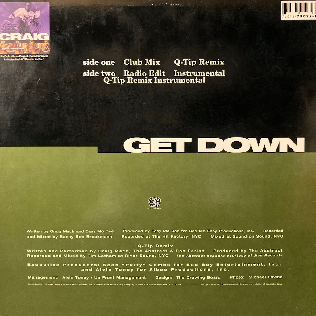 Craig Mack - Get Down, Q-Tip Remix [12"]